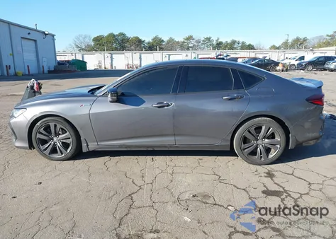 2023 Acura Tlx A-Spec Package z USA, uszkodzony, nr VIN 19UUB5F50PA003370